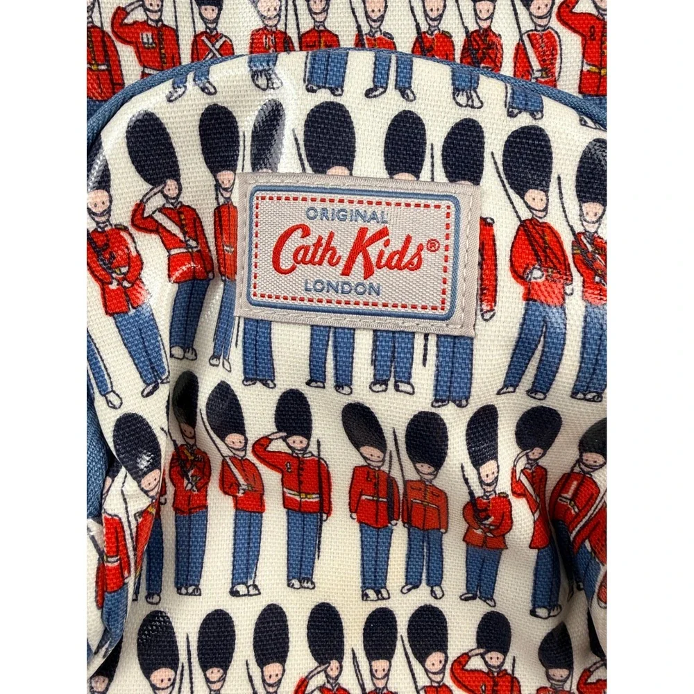 Cath Kids London Mini Backpack British Guardsman Print Blue Red Kindergarten Bag